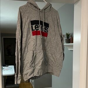Levi's Heather Gray Logo Hoodie
